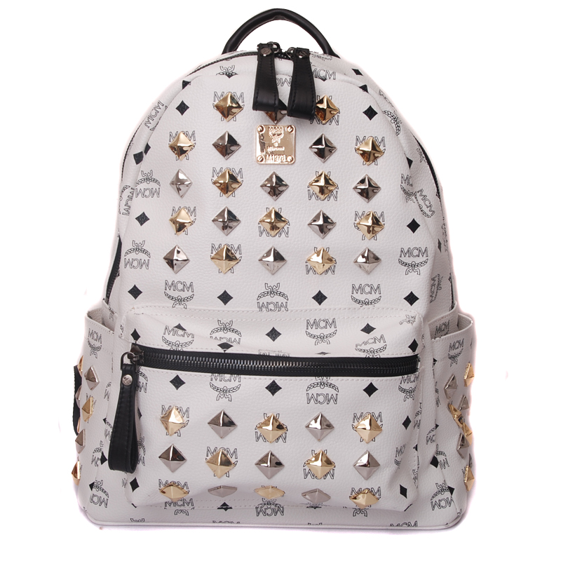 NEW MCM Studded Backpack NO.0061 - Click Image to Close